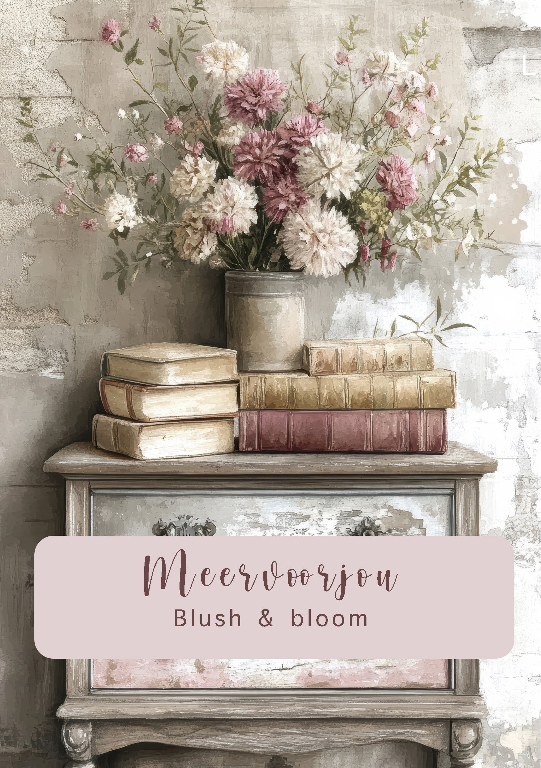 Papieren blok - Blush & Bloom