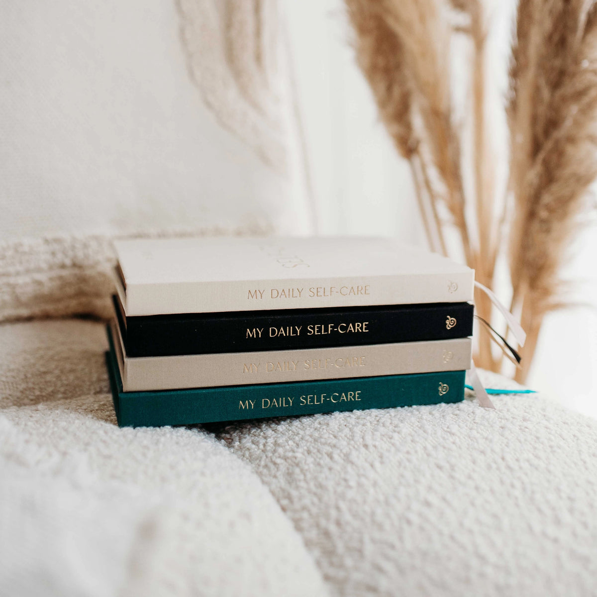 Daily Self-Care (Jupiter) Reflection and Gratitude Journal (Blush&Gold)