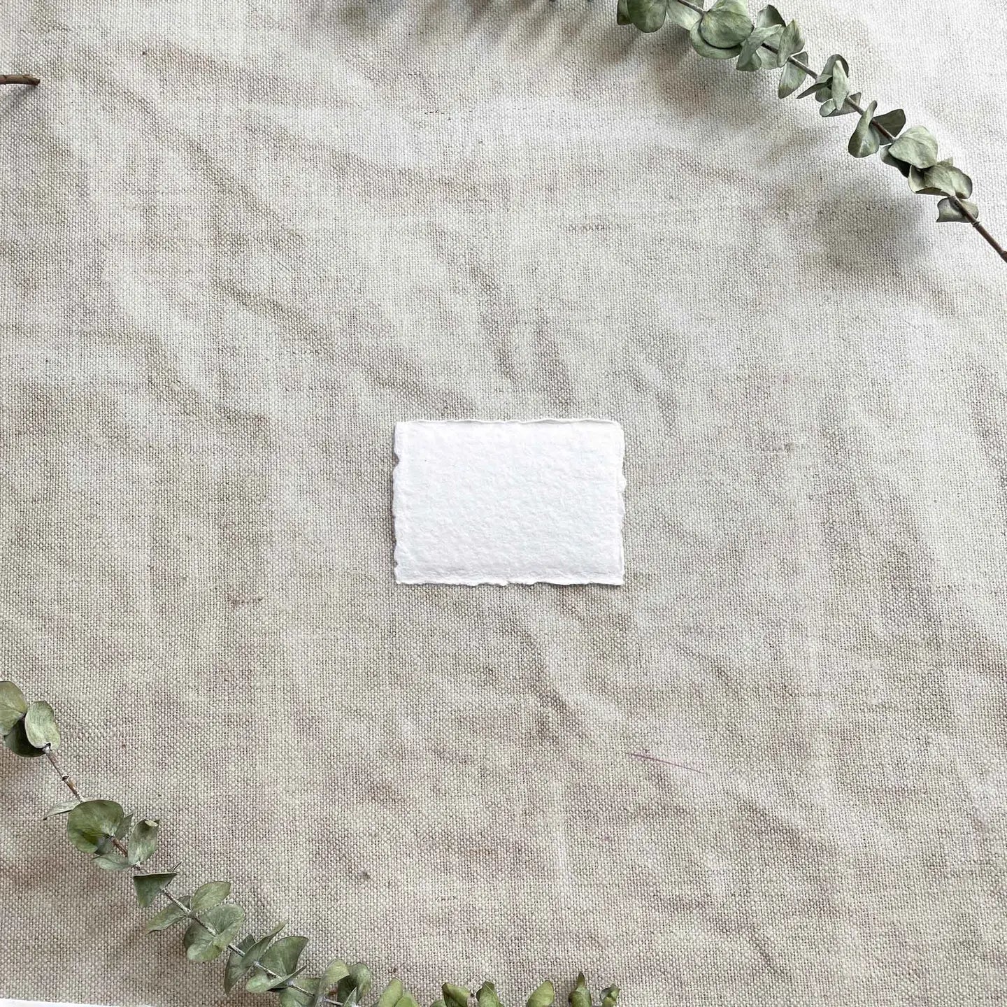 Handmade Cotton Paper - White S