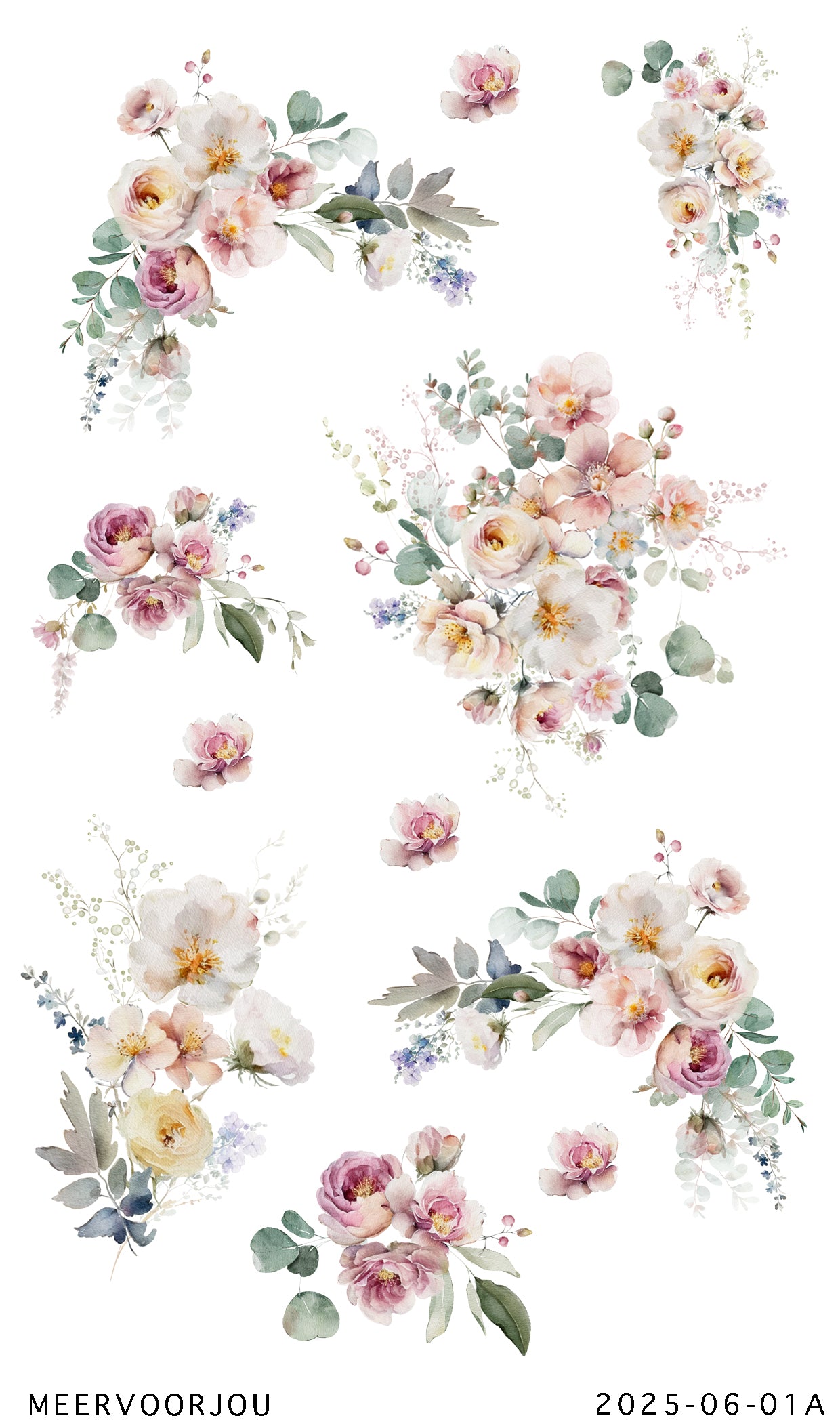 Journal stickerset - Wildflower