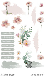 Journal stickerset - Wildflower