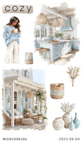 Journal stickerset - Boho Costal