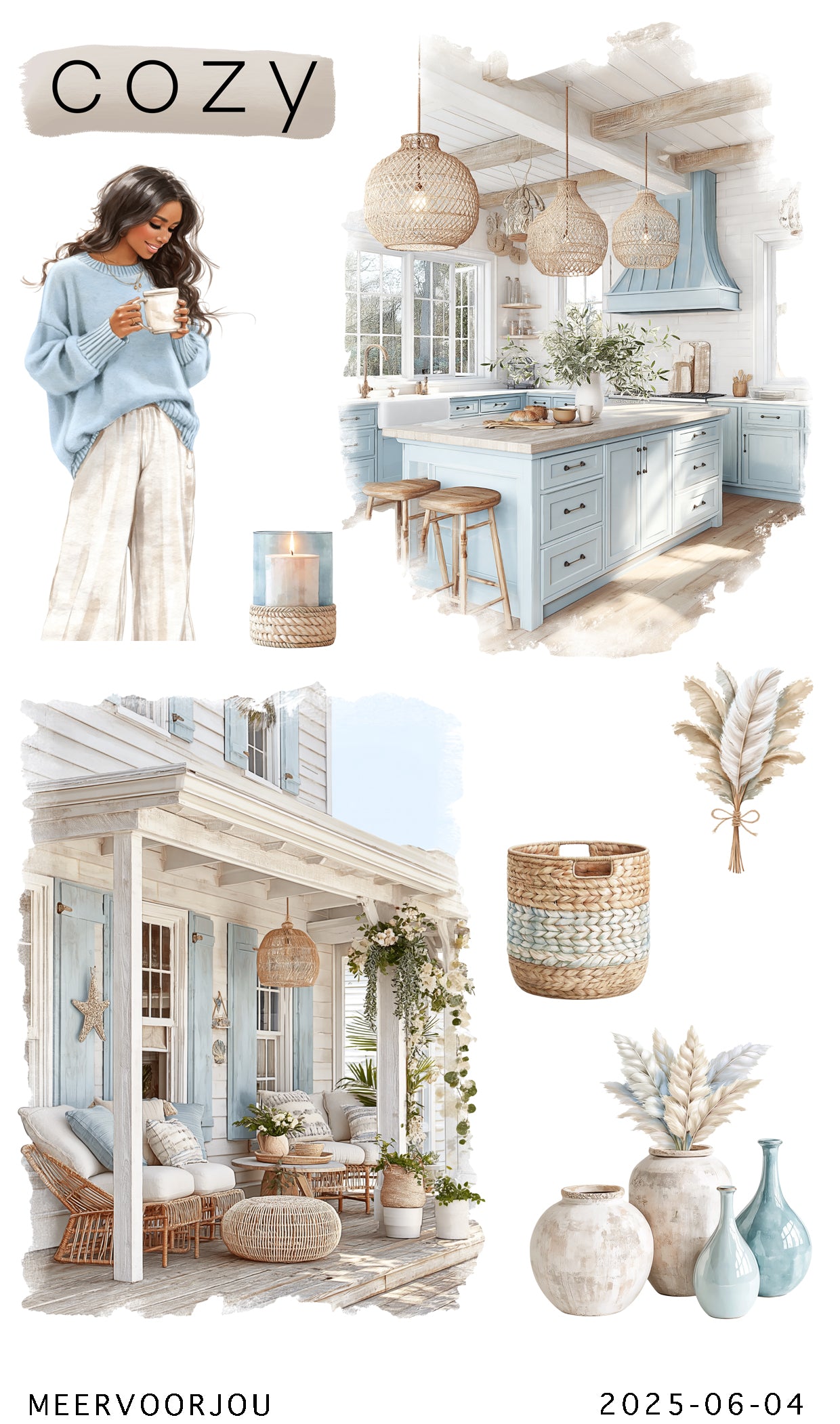 Journal stickerset - Boho Costal