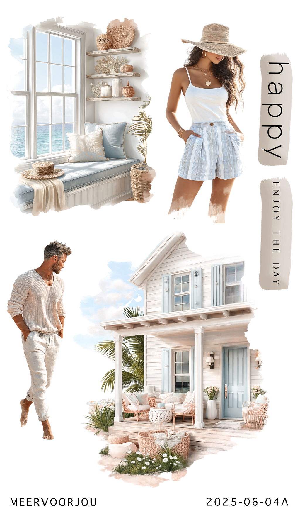 Journal stickerset - Boho Costal