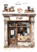 Journal sticker - Café