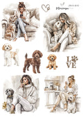 Journal sticker - Me and my dog