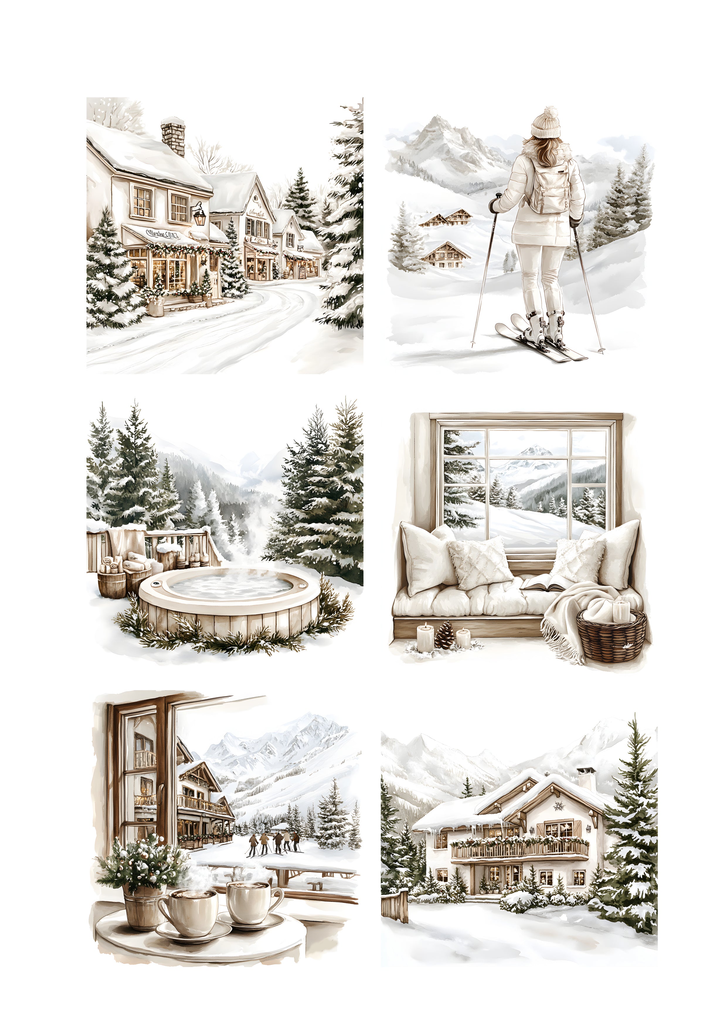 Journal sticker - winter