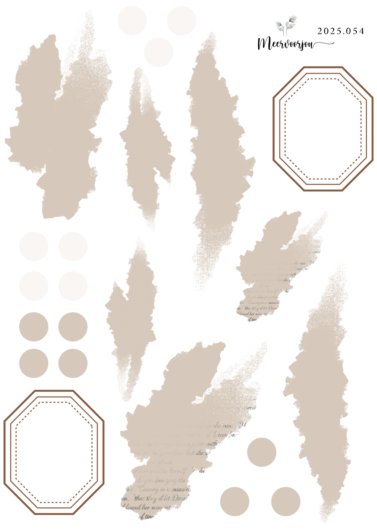 Journalsticker - achtergrond