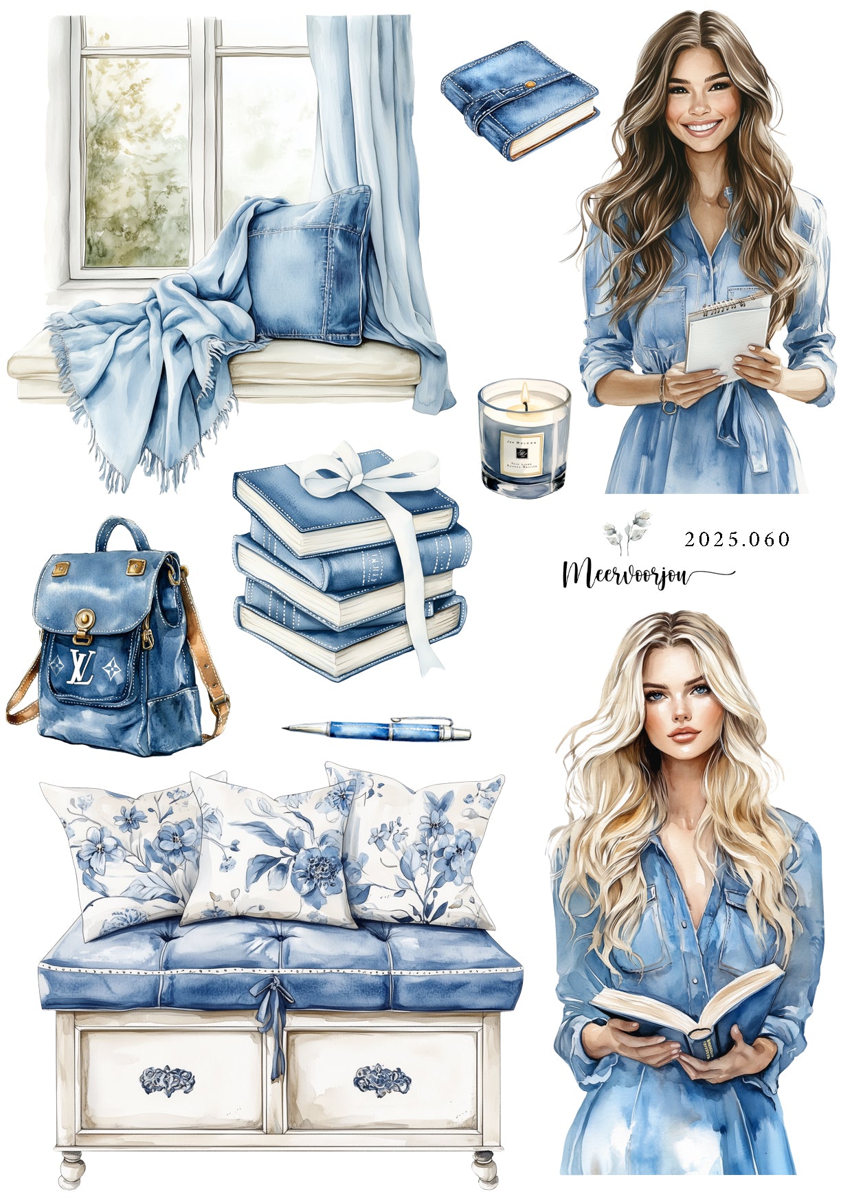 Journal sticker -Jeans 01