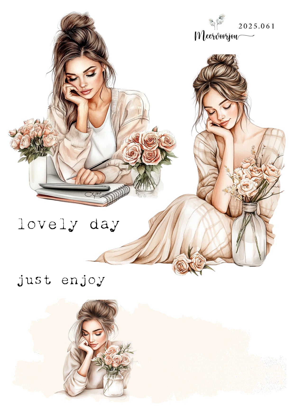 Journal sticker - Lovely day