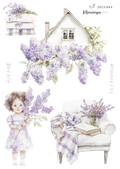 Journal sticker - Spring Lilac 02