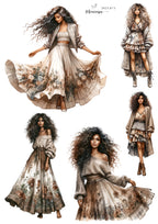 Journal sticker - serie Bohemian