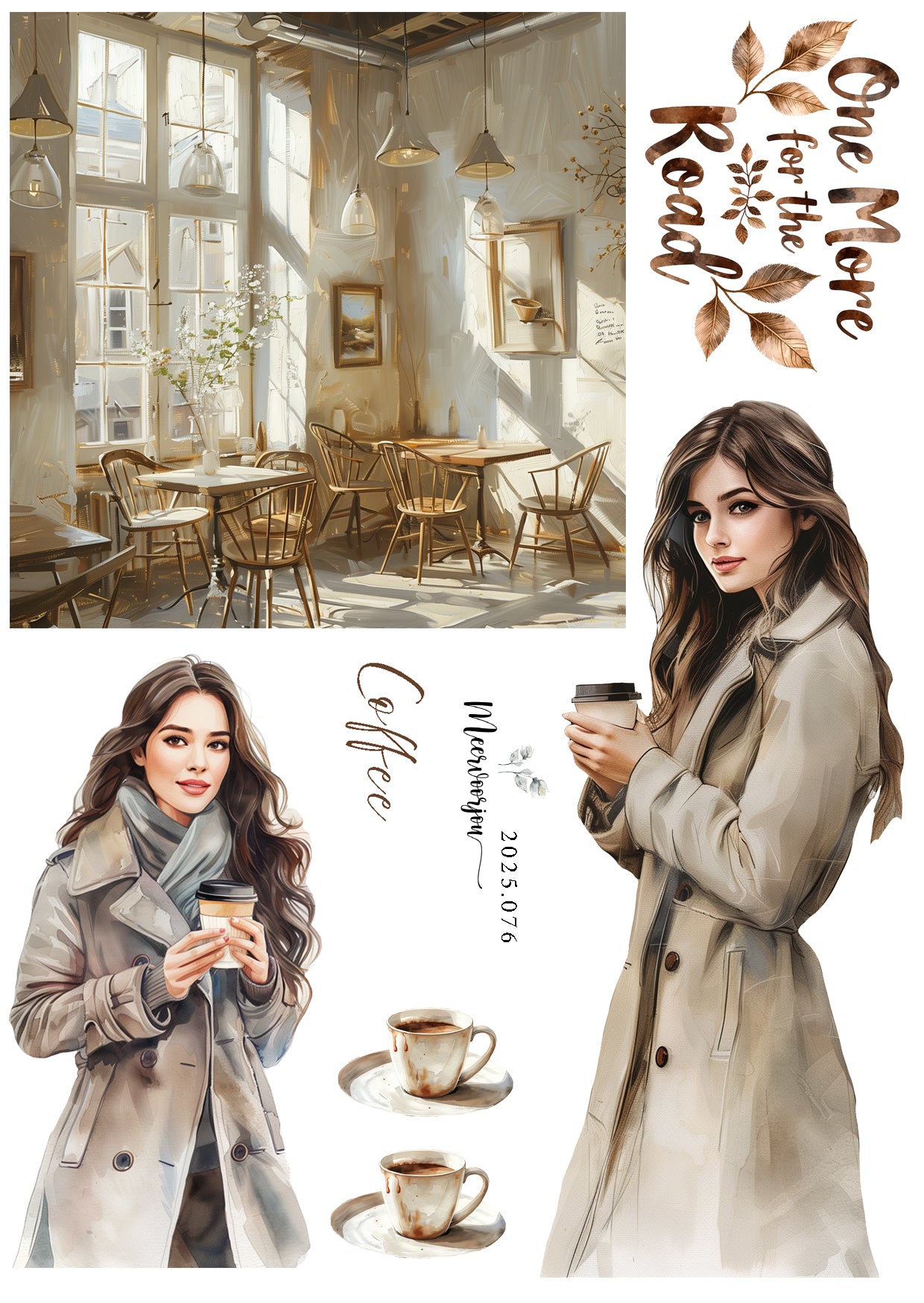 Journal sticker - But first Coffee 01