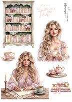 Journal sticker - roses set