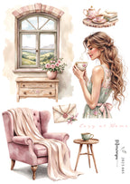 Journal sticker - roses set