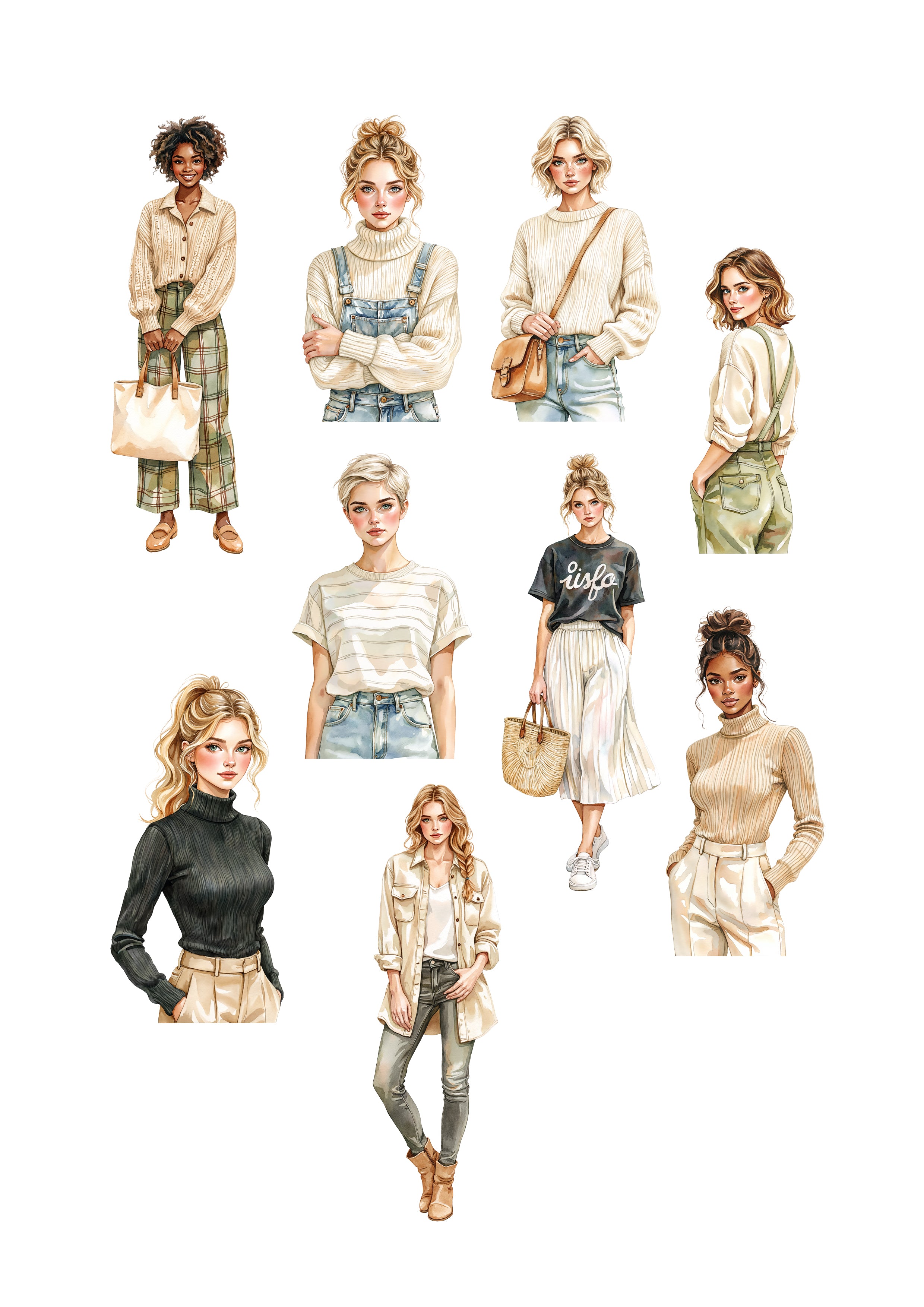 Journal sticker- girls