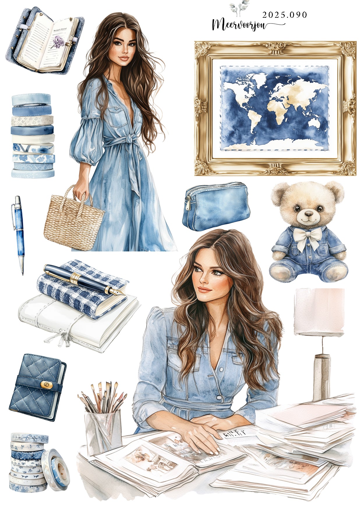 Journal sticker -Jeans 02