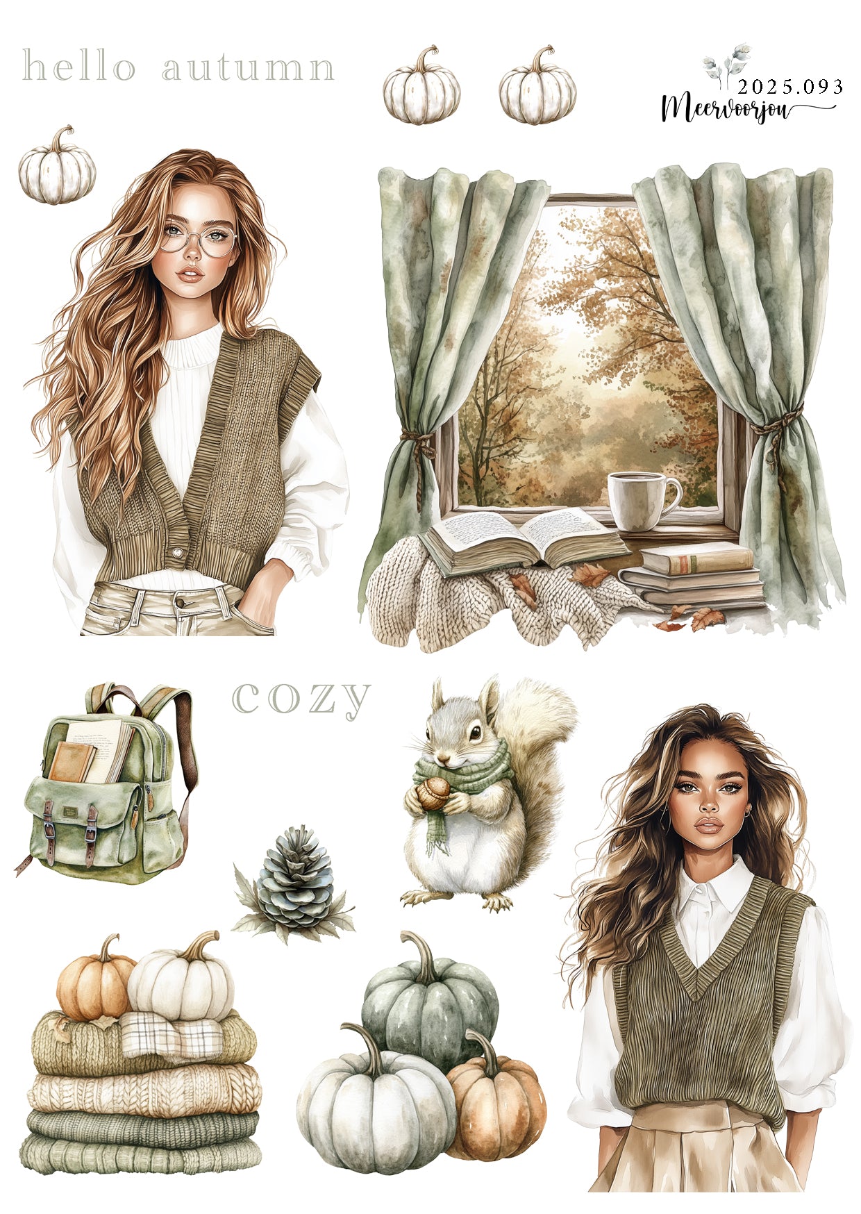 Journal sticker - Soft fall