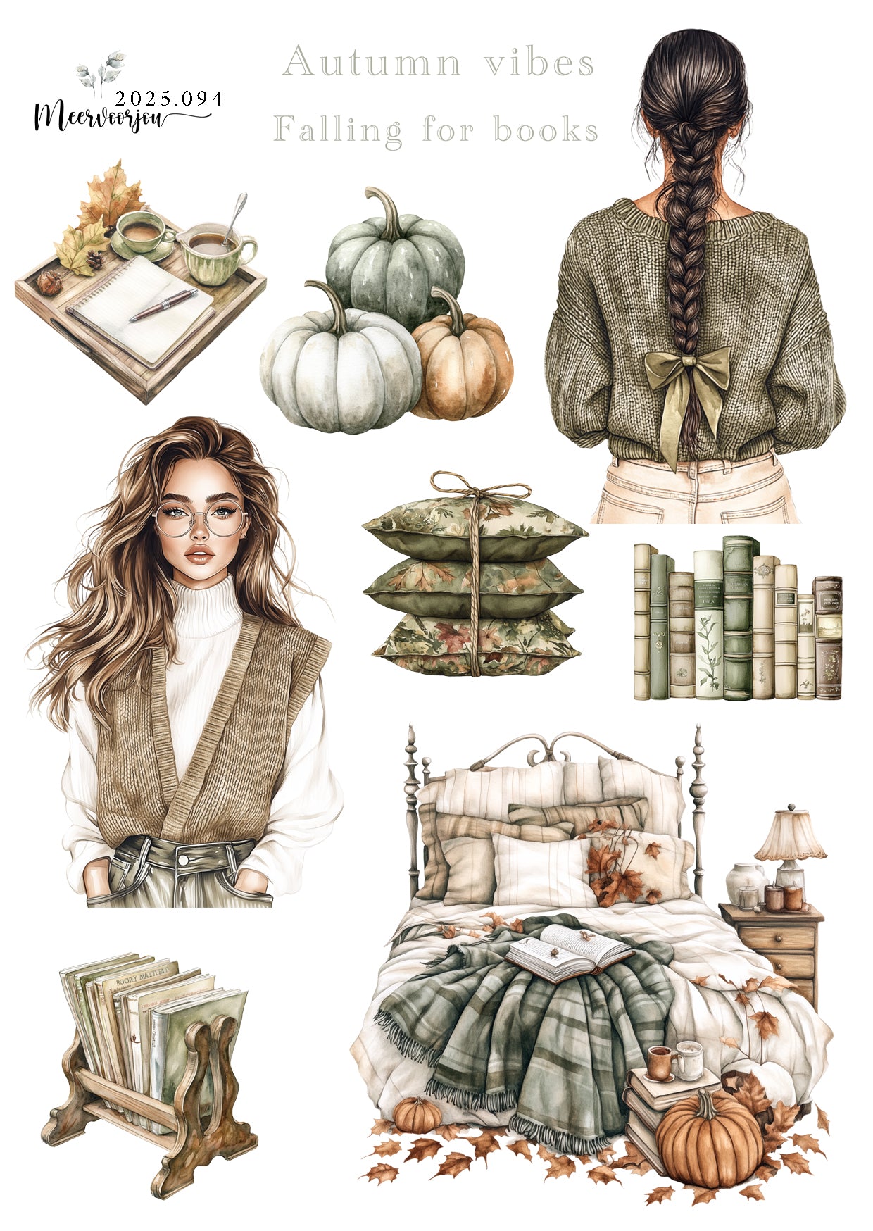 Journal sticker - Soft fall 01