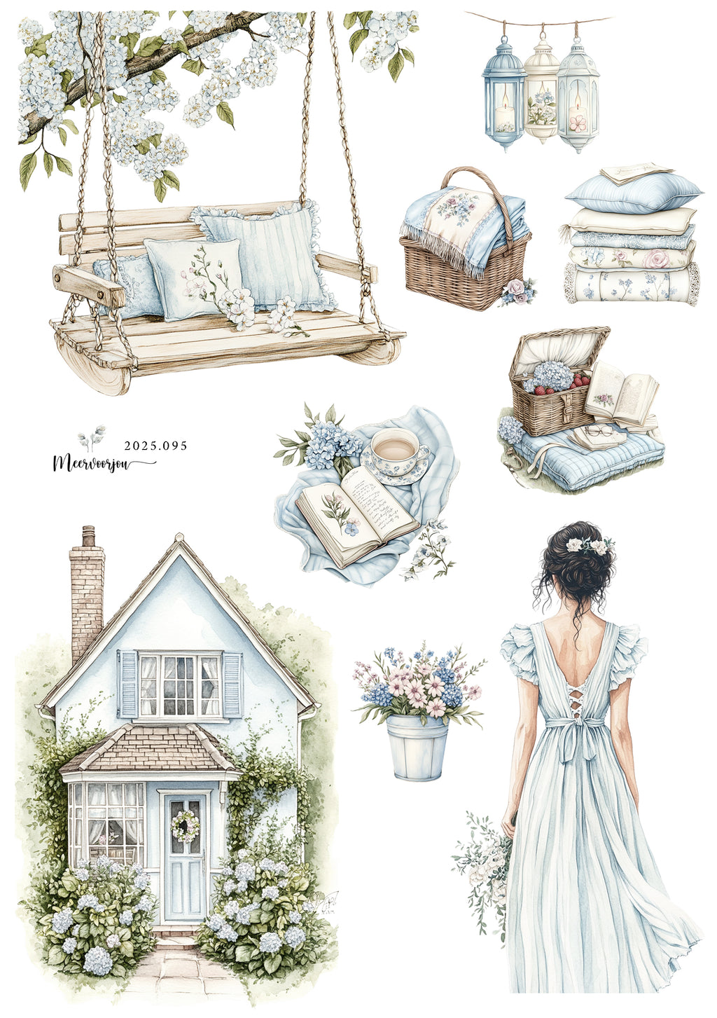 Journal sticker - Spring Season set