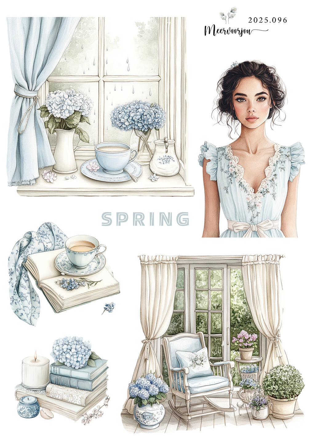 Journal sticker - Spring Season set