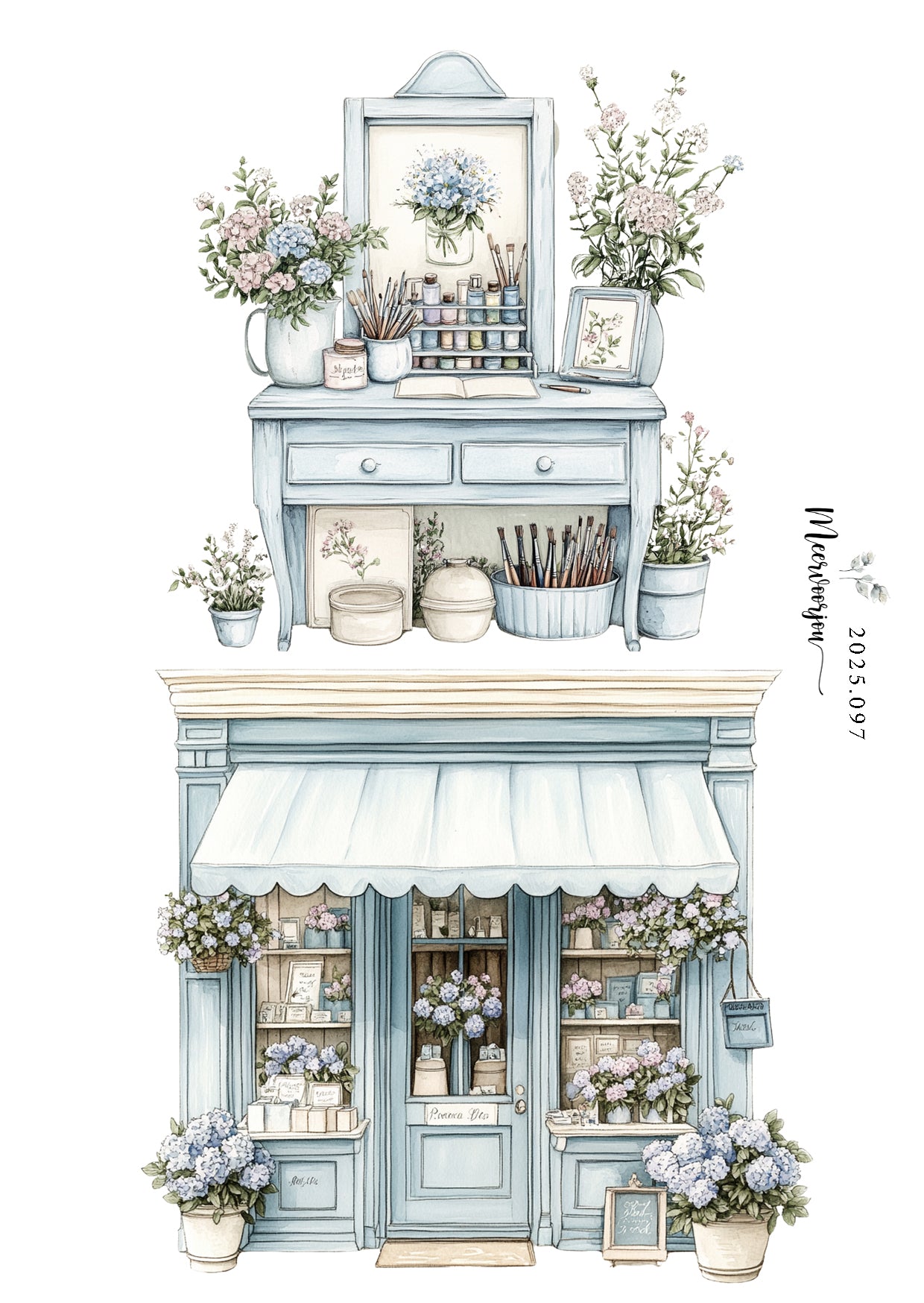 Journal sticker - Spring Season set