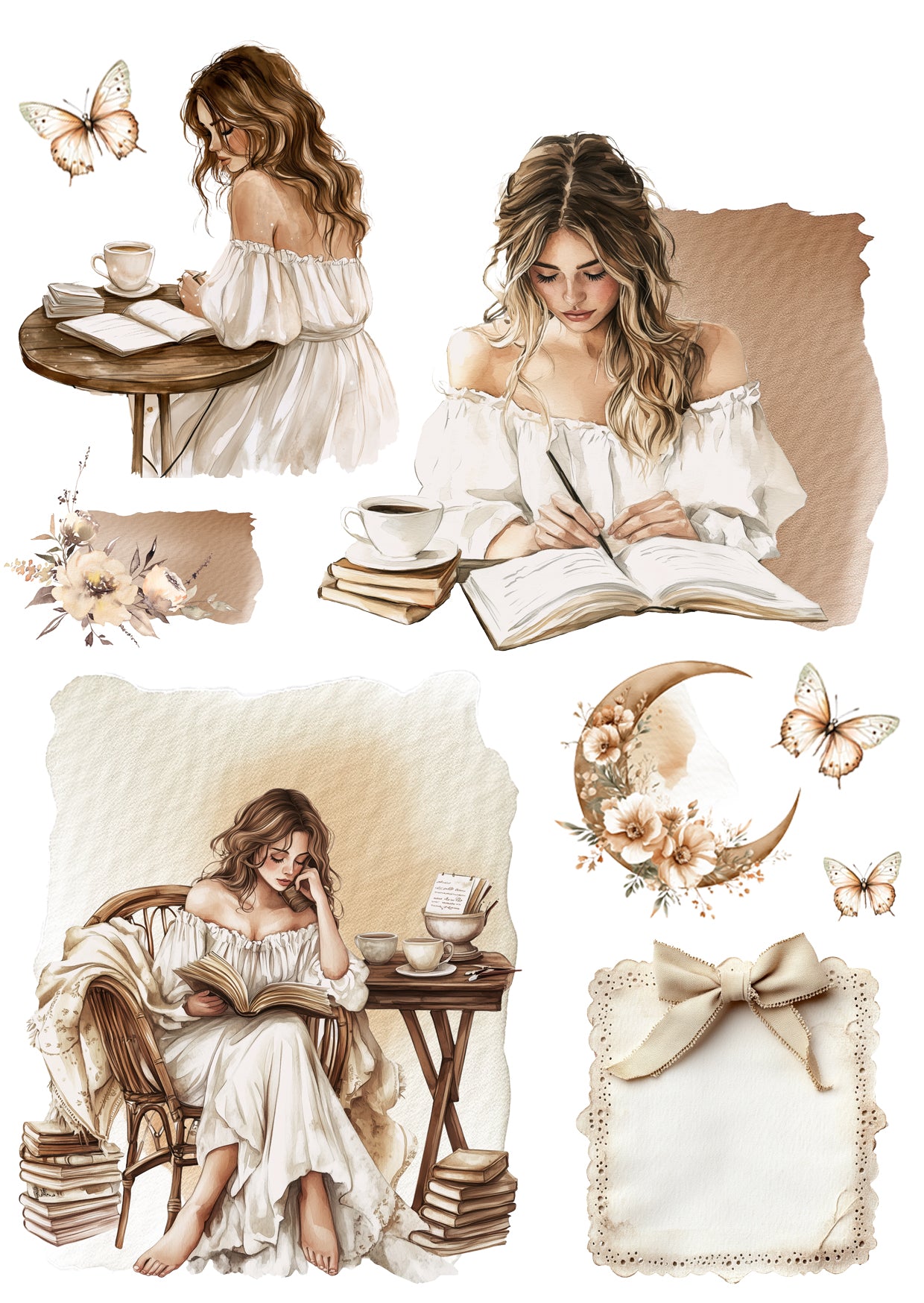 Journal sticker - boho summer 02