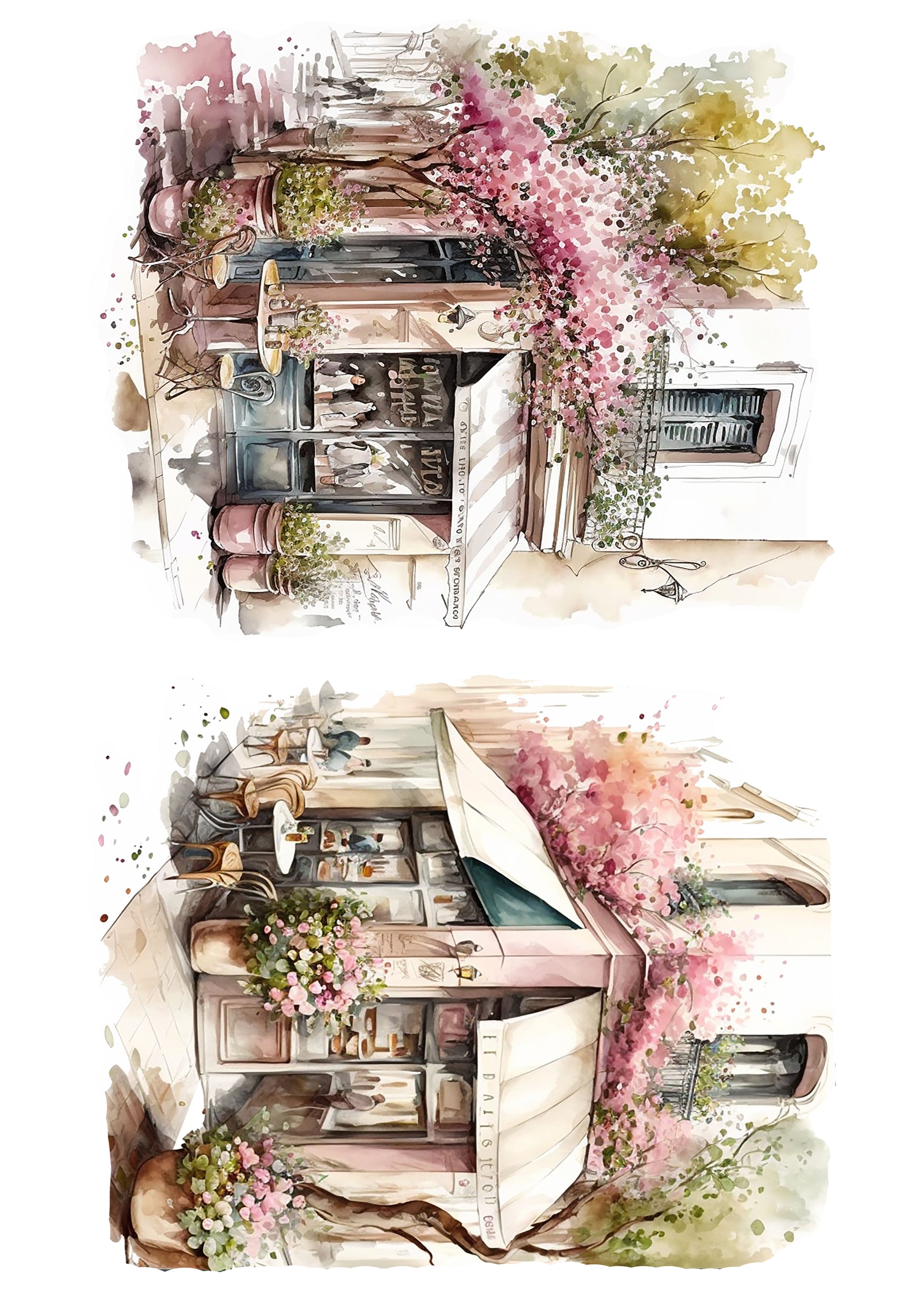 Journal sticker - romantic roses 03