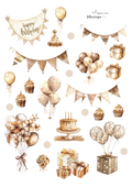 Journal sticker - Happy Birthday