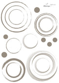 Journal washi sticker - Achtergrond cirkels