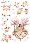 Journal sticker set - Cherry Blossom