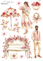 Journal sticker set - Cherry Blossom