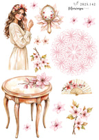 Journal sticker set - Cherry Blossom
