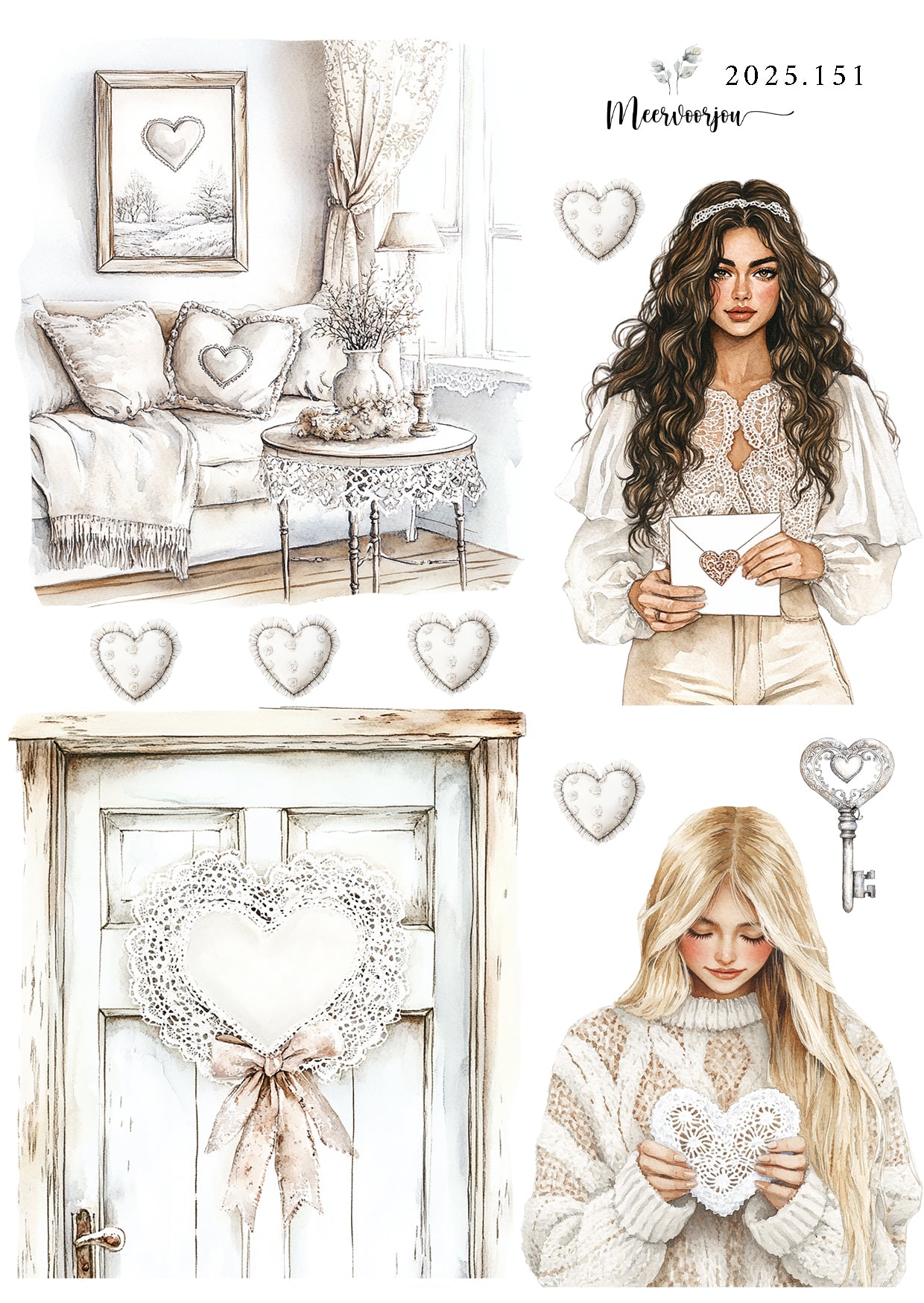 Journal sticker - Love Forever 02