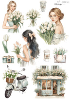 Journalstickerset - Spring Tulip