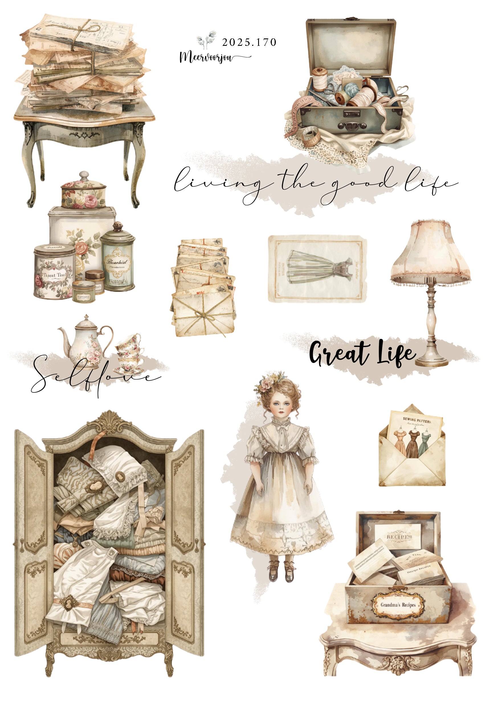 Journal sticker - Living the good life