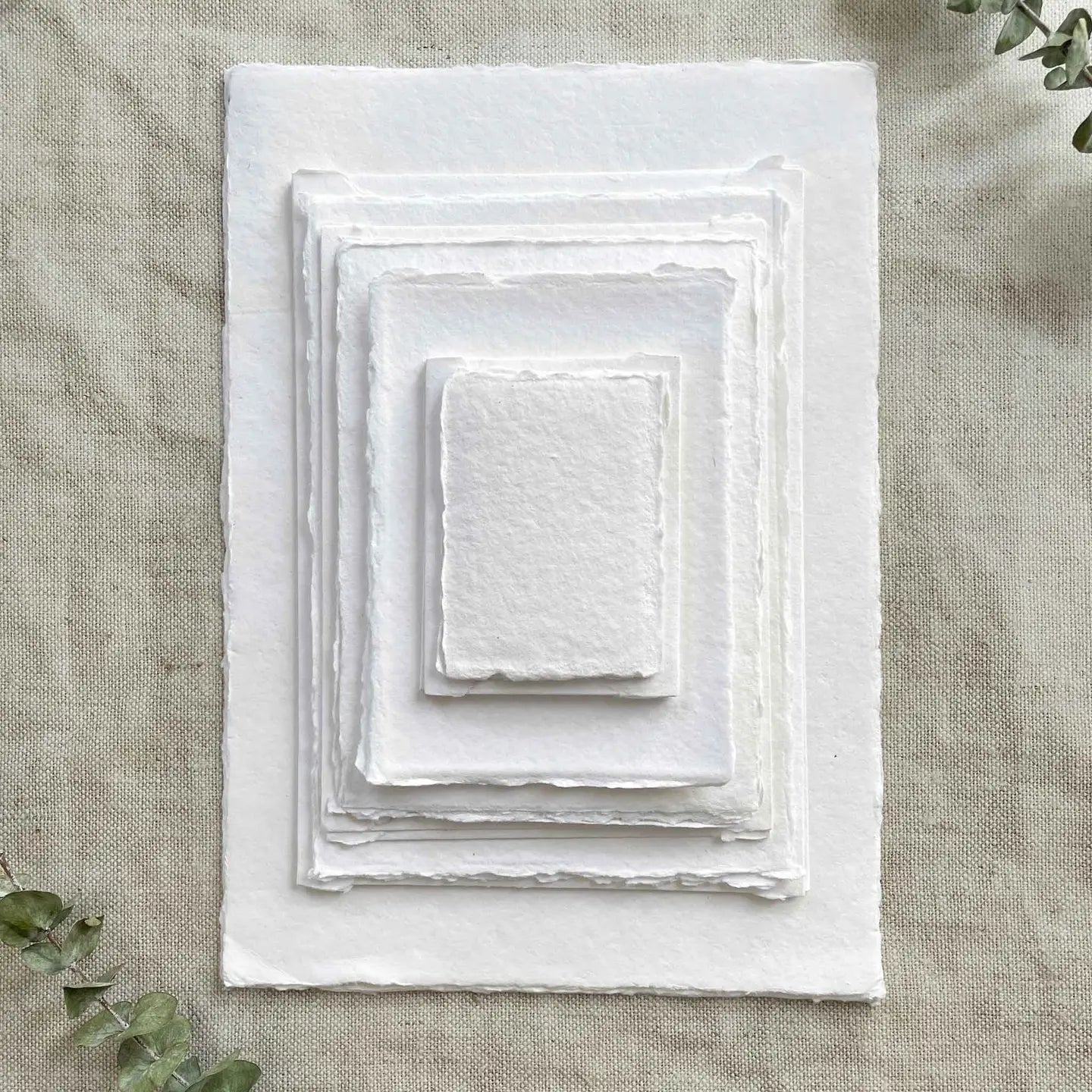 Handmade Cotton Paper - White S