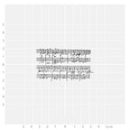 Houten stempel van het merk Heindesign - Beethoven Symphonische Sketch No. 9