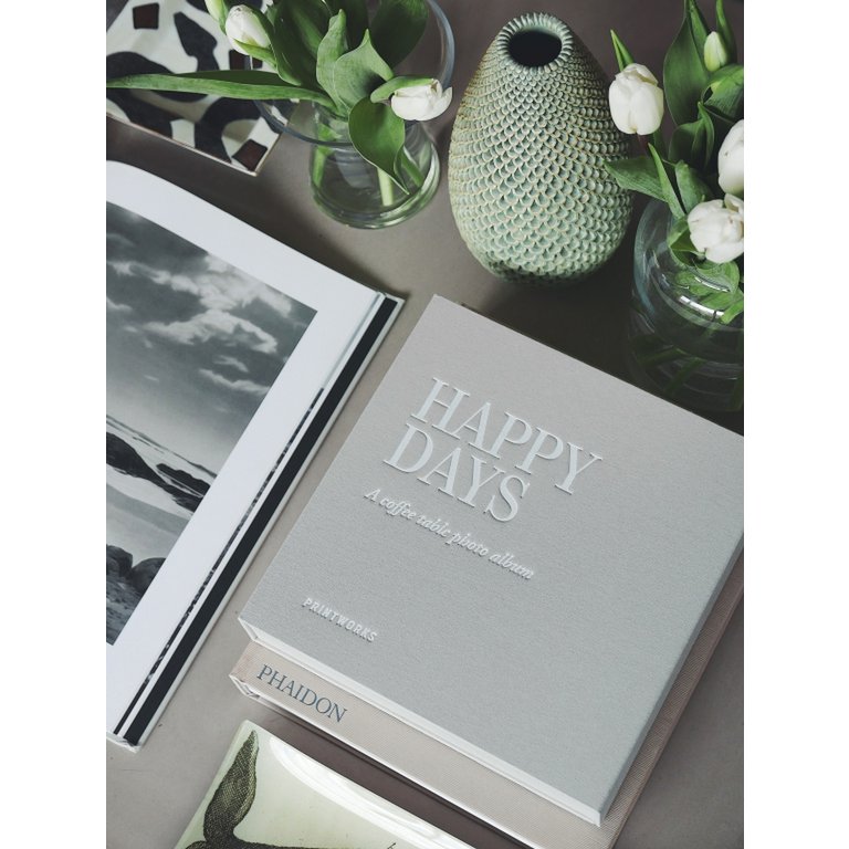 Tafel fotoboek - Happy Days S - ( grijs )