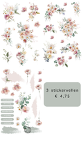 Journal stickerset - Wildflower
