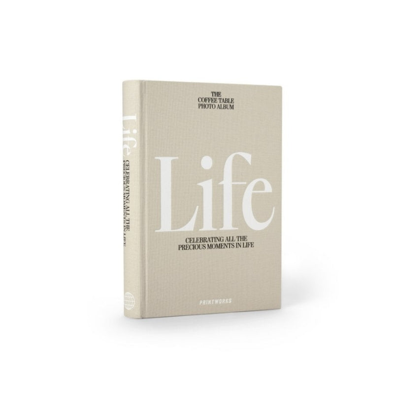 Tafel fotoboek - Life ( beige )