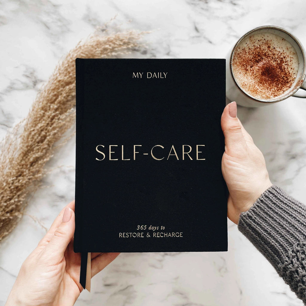 aily Self-Care (Black) Reflection and Gratitude Journal (Blush&Gold)