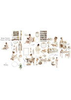 Pre-cut PETTape - Beige Planner