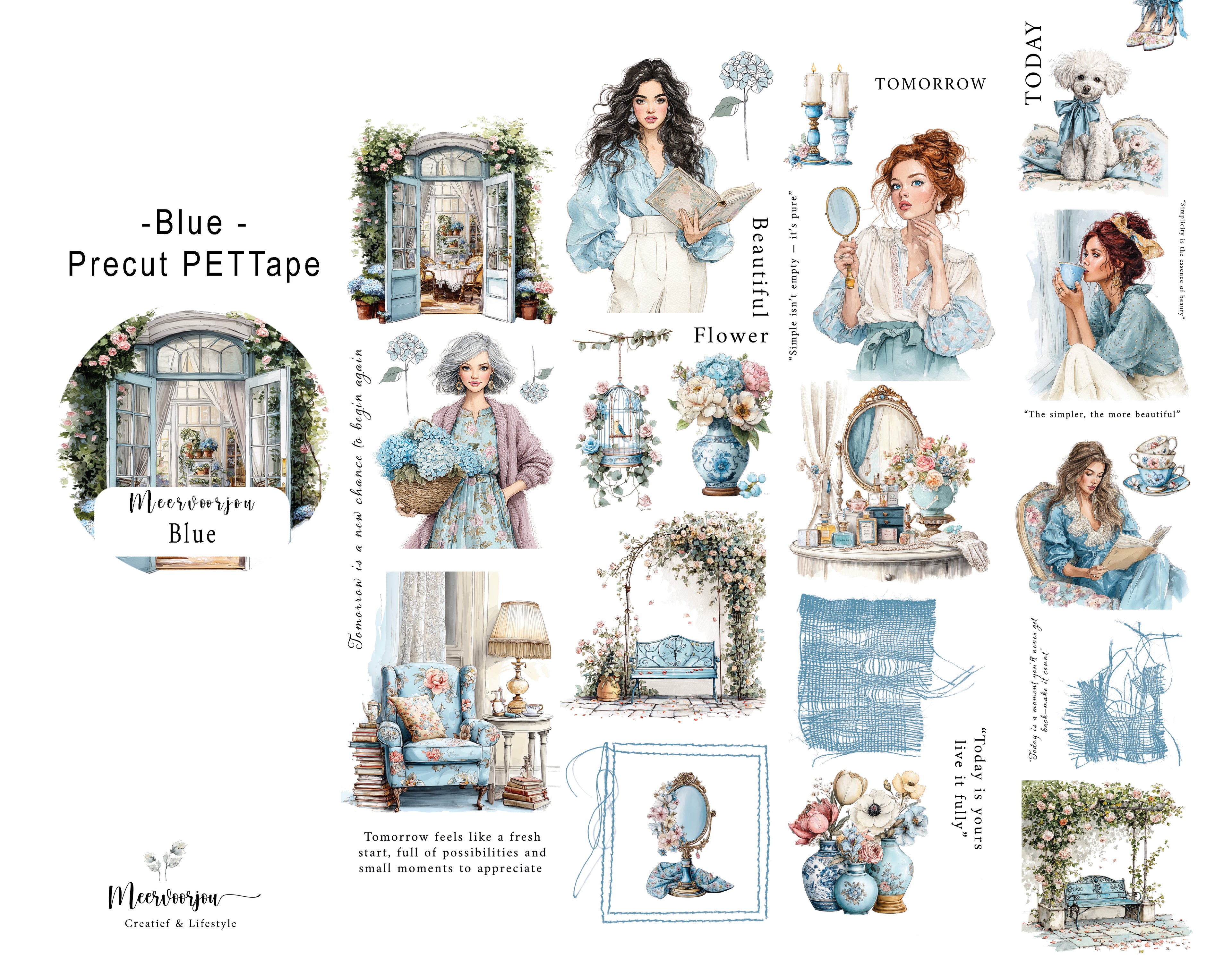 Pre-cut PETTape - Blue