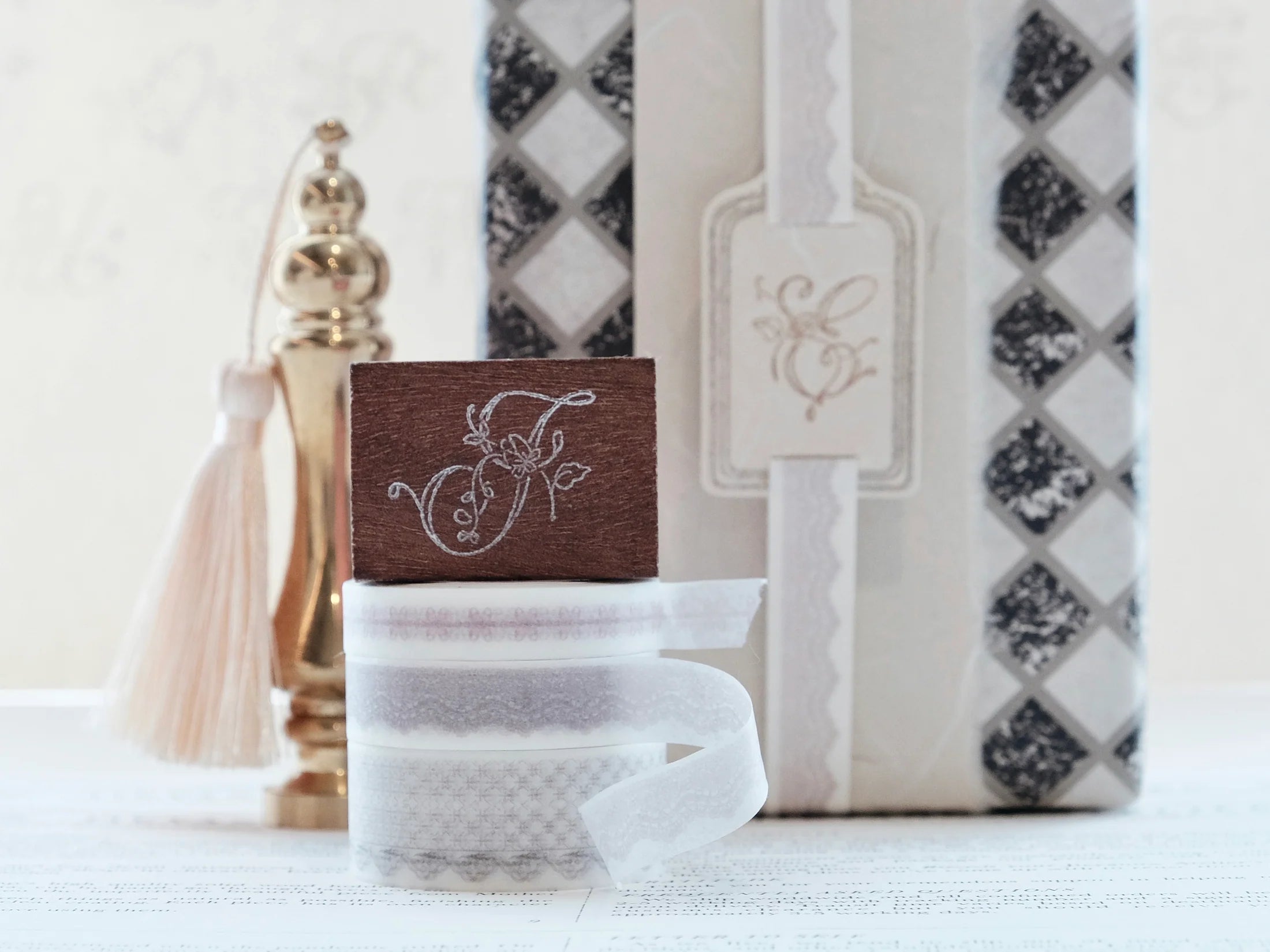 Washitape van het merk Jieyanow Atelier - Lovely lace