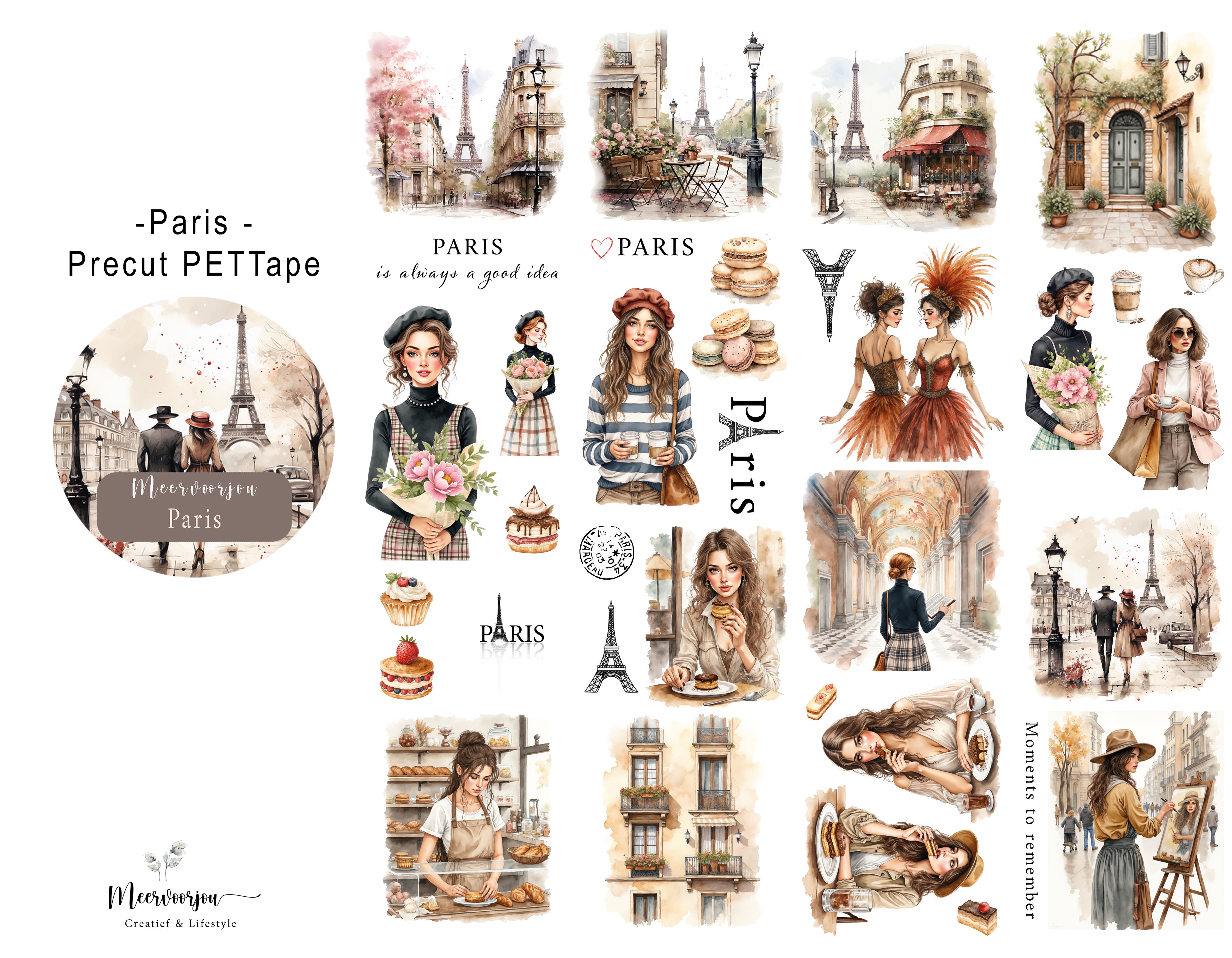 Pre-cut PETTape - Paris