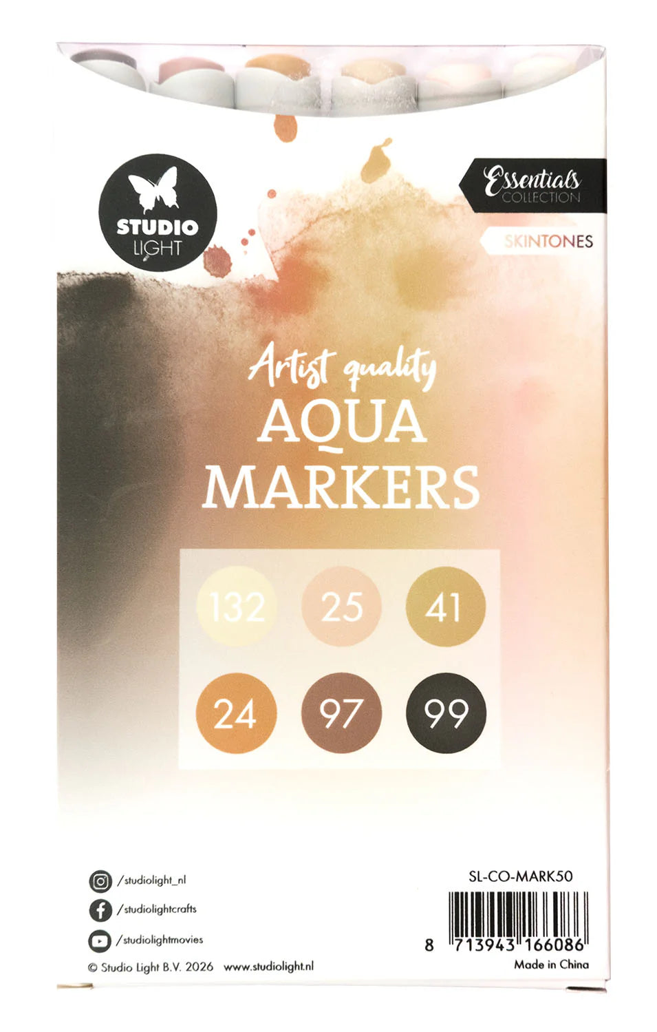 Studio Light - Aqua Markers Skintones Essentials nr. 50