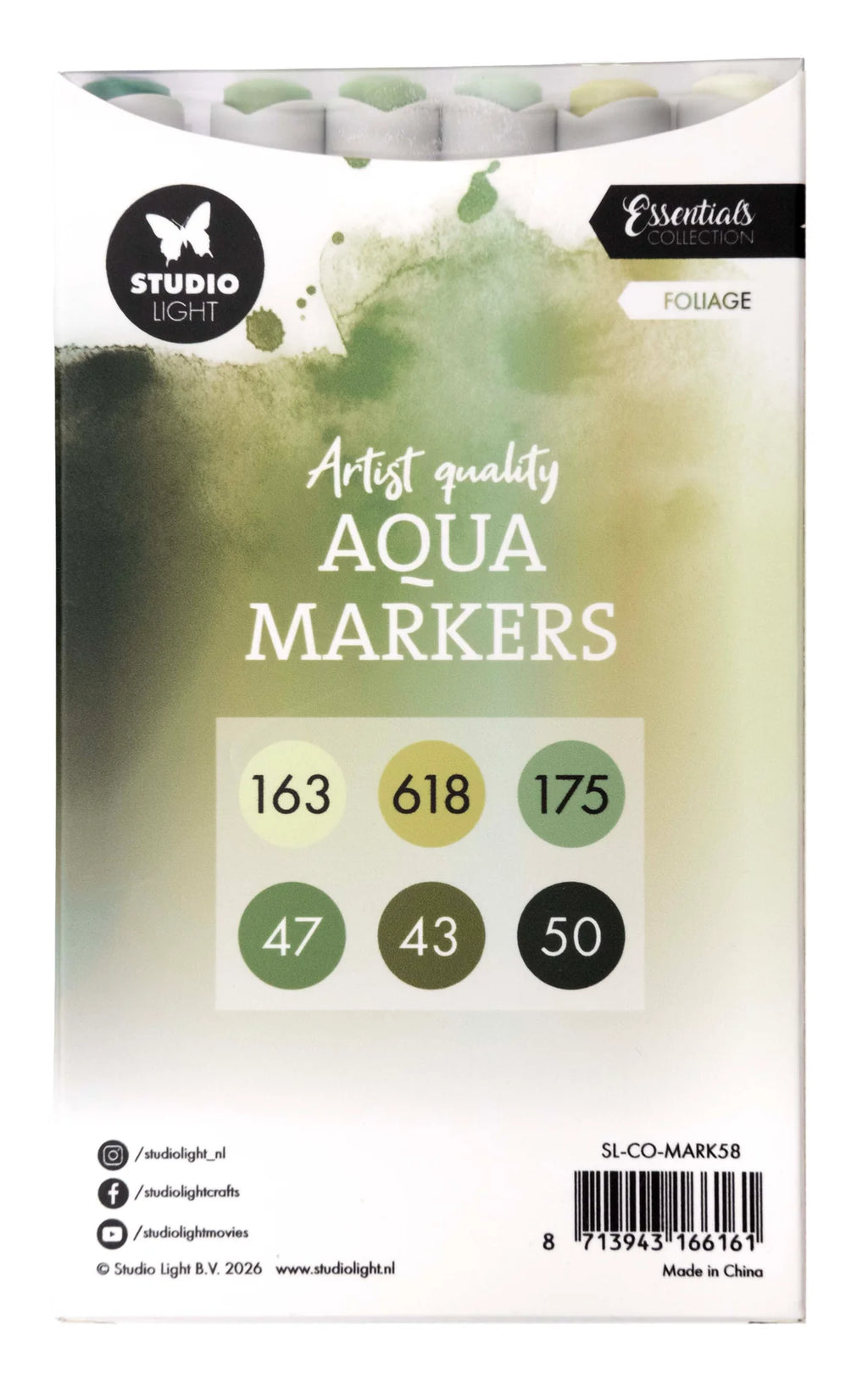 Studio Light - Aqua Markers Foliage Essentials nr. 58