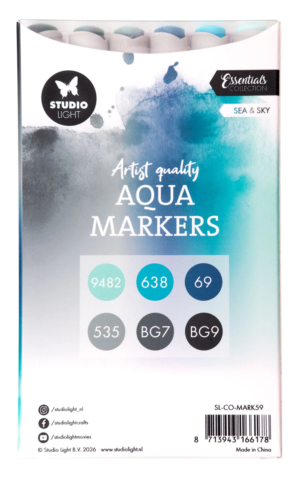 Studio Light - Aqua Markers Sea & Sky Essentials nr. 59