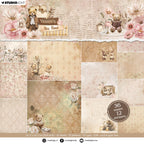 Studio Light - Teddy's Tea Time - Design Paper Pad - 12 patterns